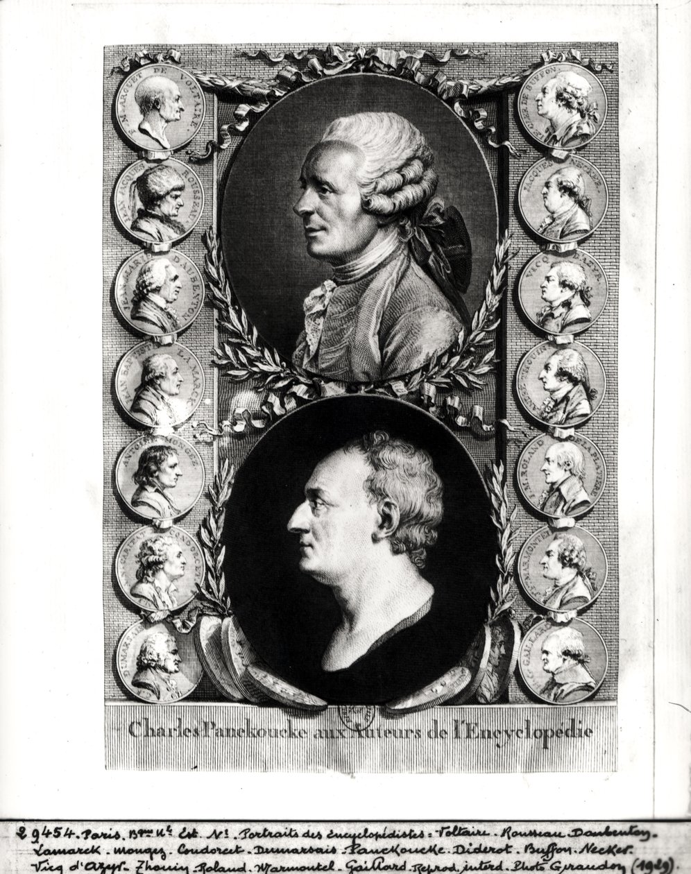 百科全书画家Jean Le Rond d&39;Alembert（1717-83）和Denis Diderot（1713-84）1751-72 作者 法语学校
