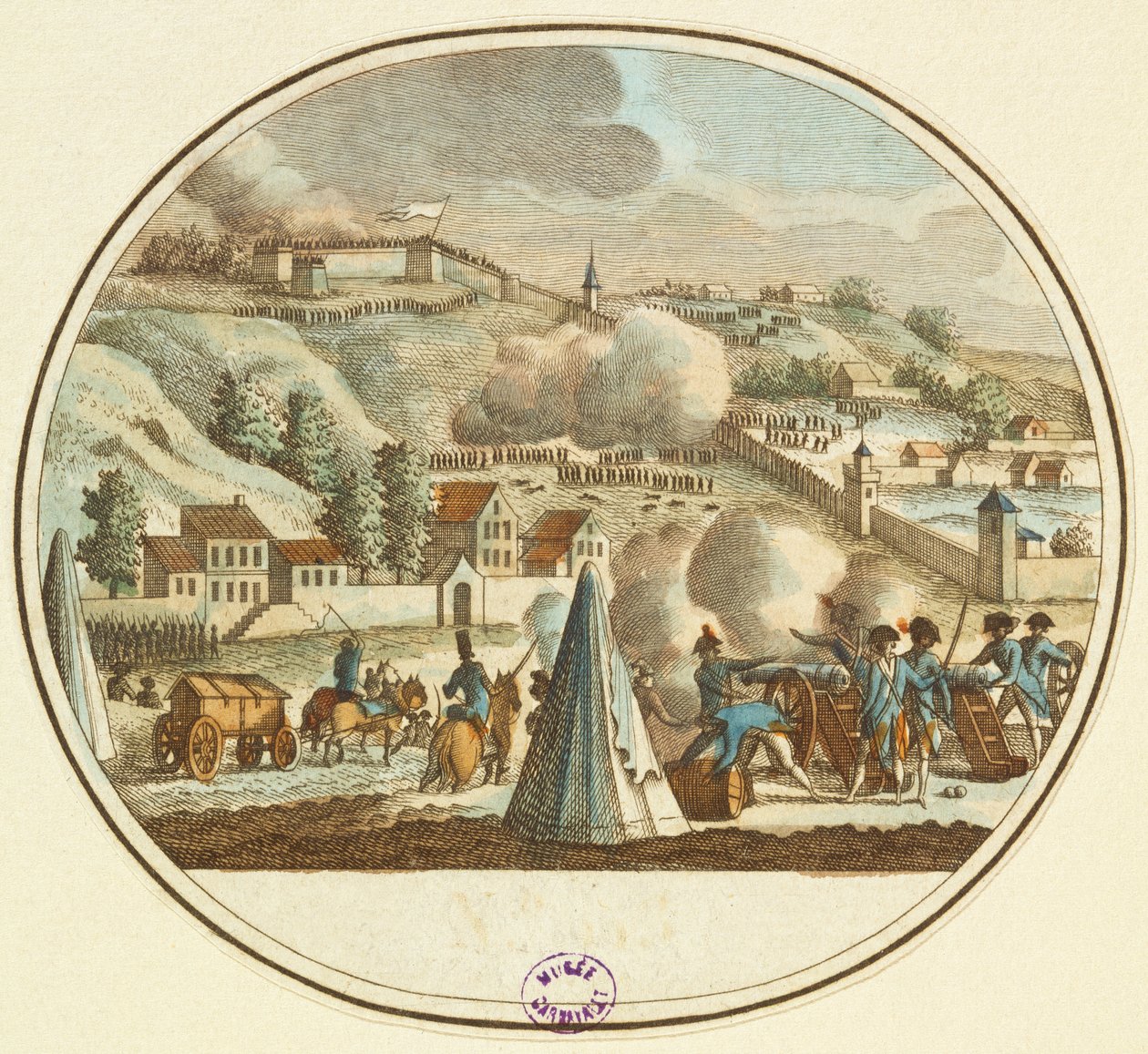 围攻里昂，1793年10月 作者 法语学校
