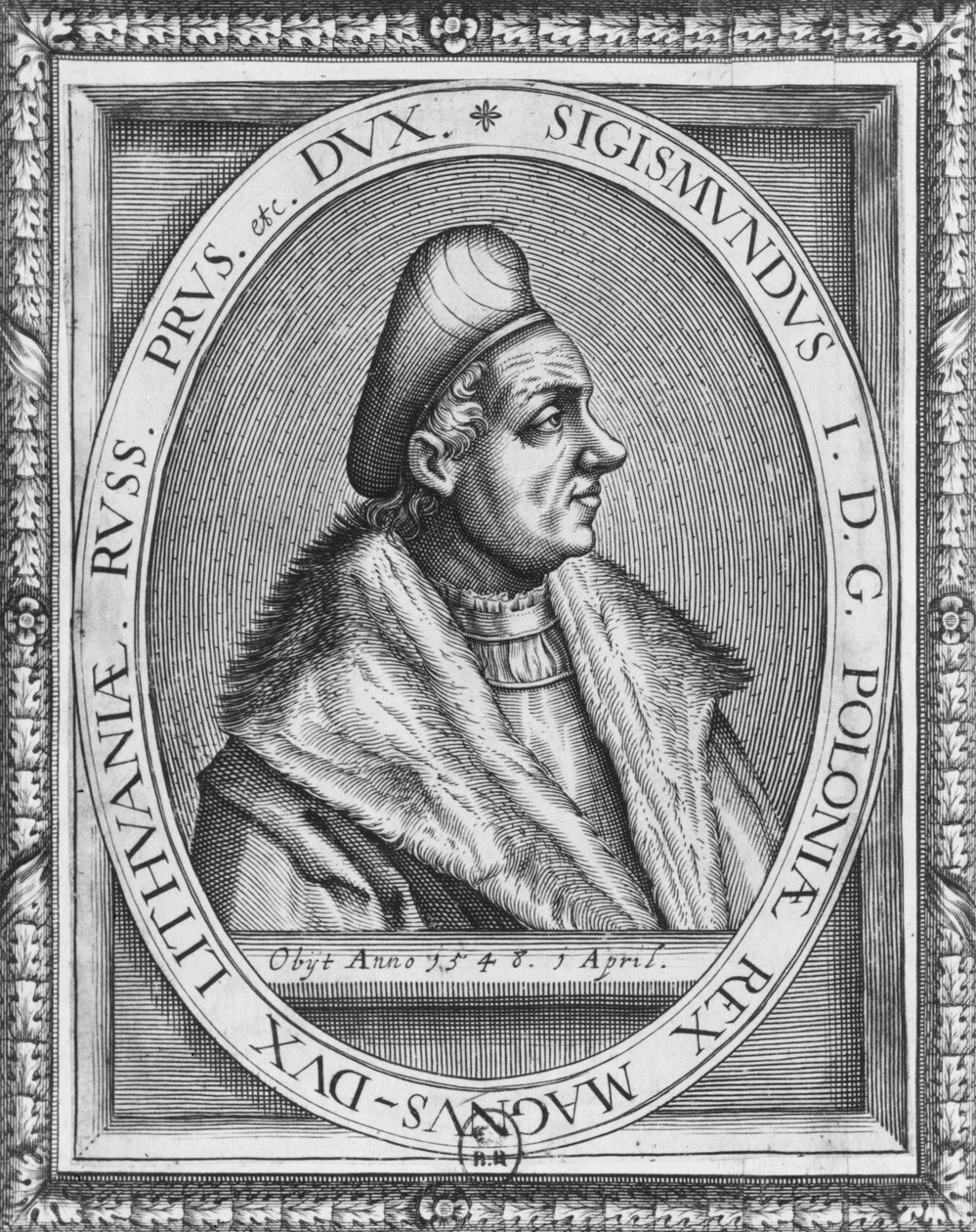 Sigismund I，波兰国王和立陶宛大公 作者 法语学校