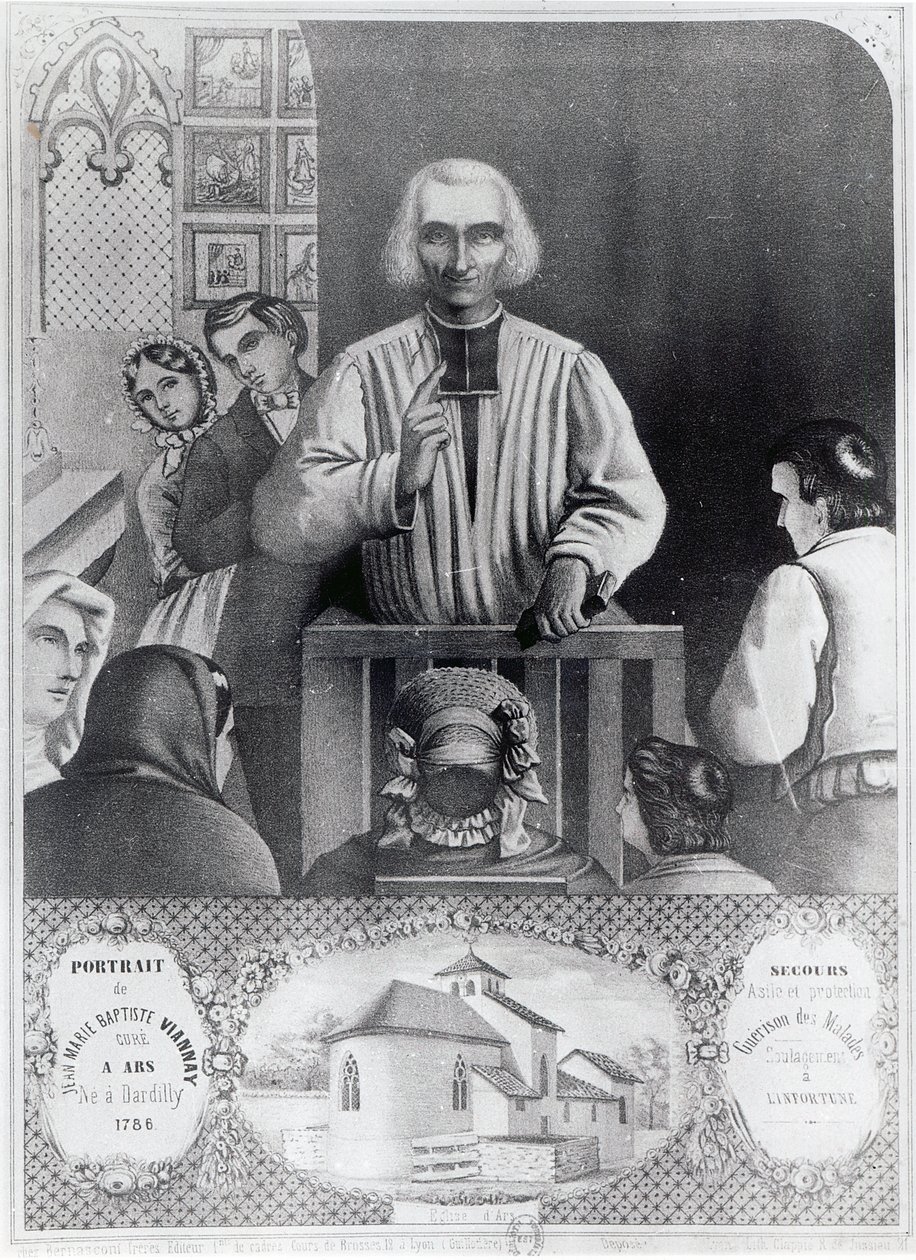 St. Jean-Marie Vianney（1786-1859）讲道，19世纪 作者 法语学校