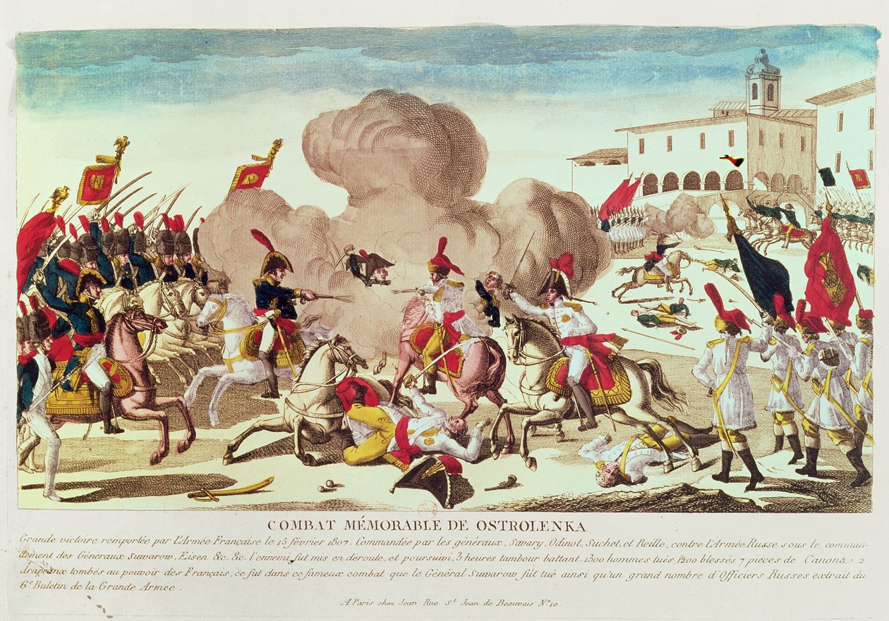 奥斯特伦卡战役，1807年2月15日，1807年 作者 法语学校