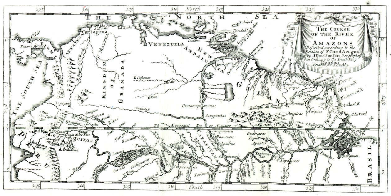亚马逊河的历程，1698年 作者 法语学校