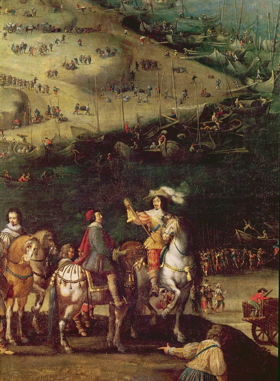 1627年11月8日的Ile de Re围困解除（详情）（另见178976和158116） 作者 法语学校
