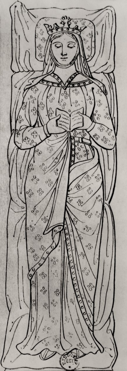Aquitaine的Recusant Eleanor（c.1122-1204）（细节158139） 作者 法语学校