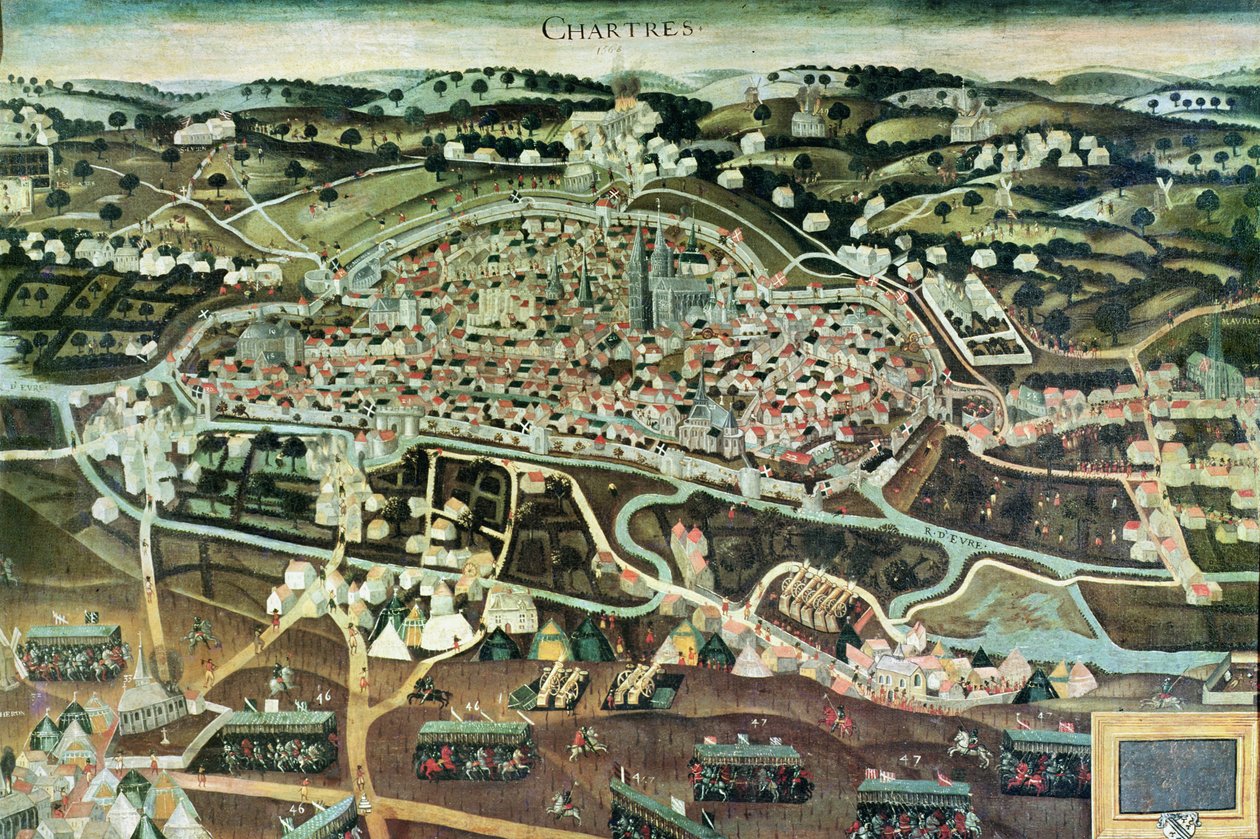沙特尔围困于1568年 作者 法语学校