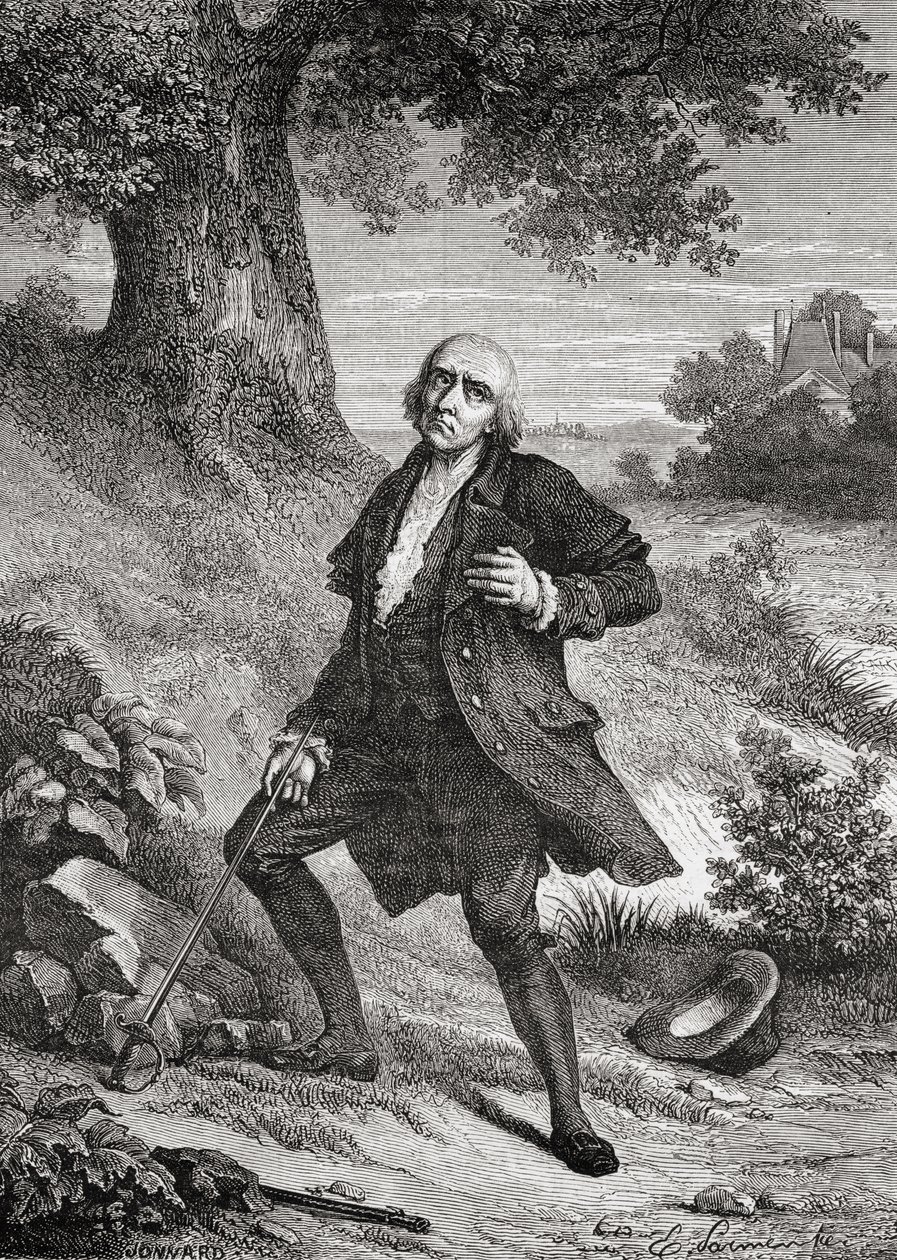 Jean Marie Roland de La Platiere的自杀（1734-93）1793年11月10日 作者 法语学校