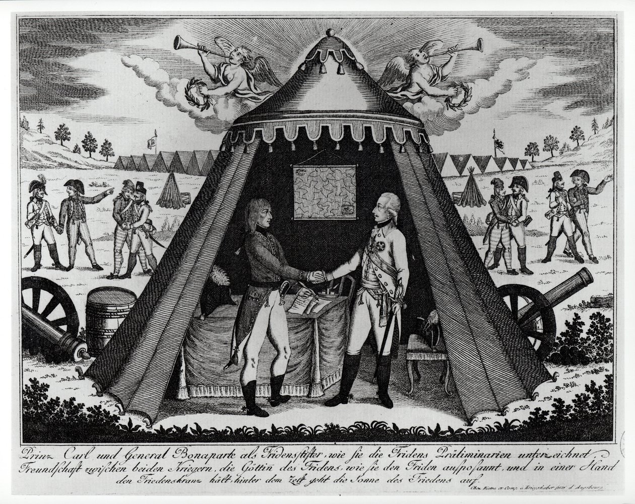 1797年10月18日的Campo Formio条约 作者 法语学校