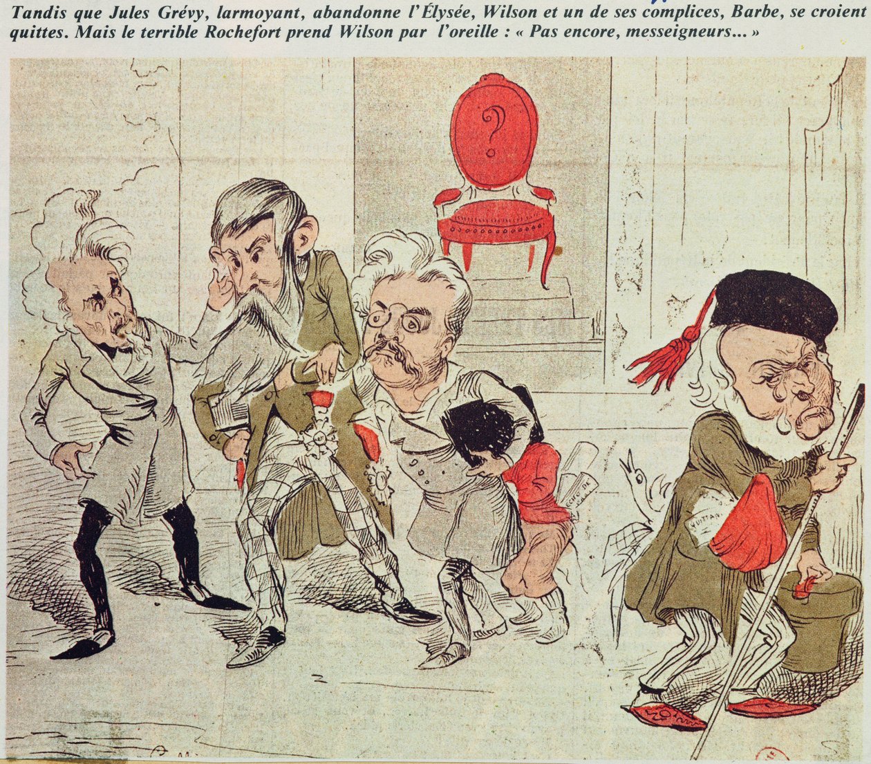 威尔森事件，1887年 作者 法语学校