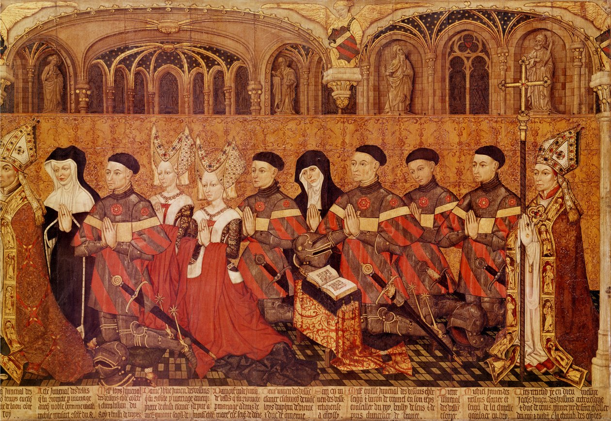 Jean I Jouvenel des Ursins（1360-1431）和他的妻子Michelle de Vitry（d.1456），1445-49（细节375725） 作者 法语学校