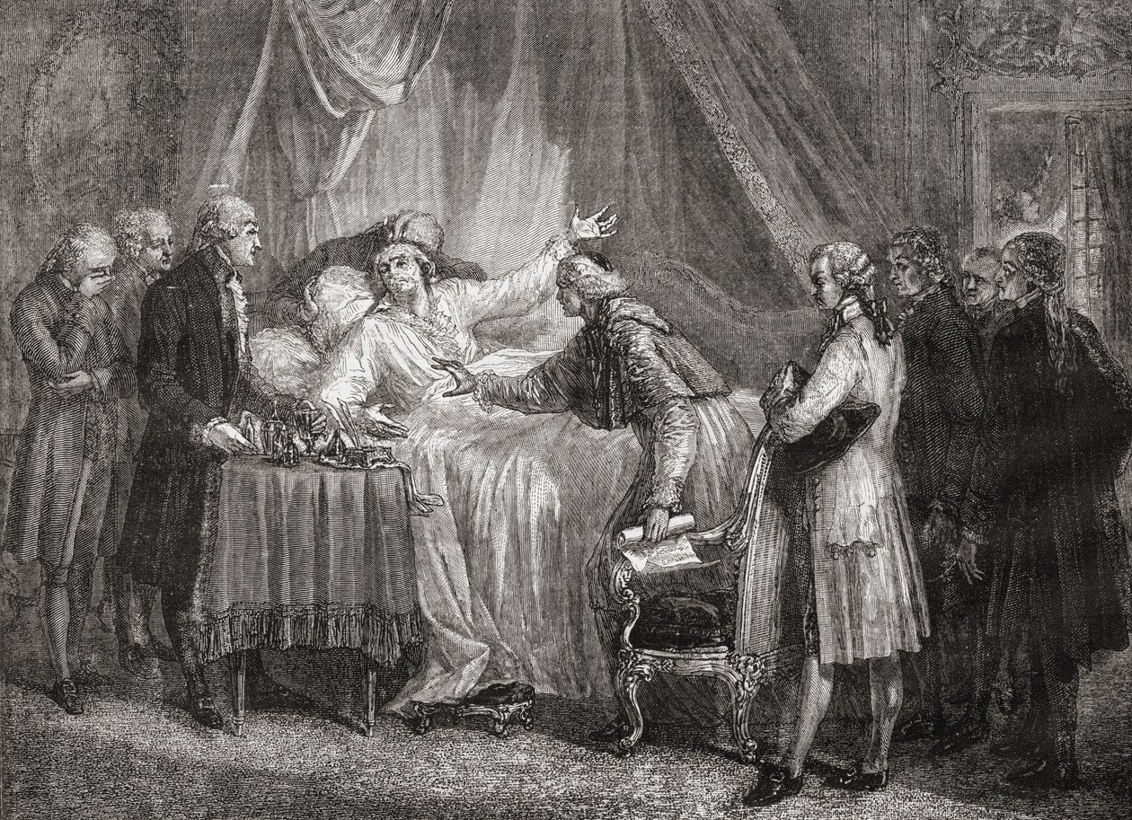 1791年Comte de Mirabeau（1749-91）去世 作者 法语学校