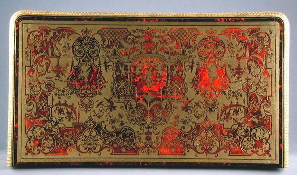 Louis XIV Boulle Commode的顶部，c.1700（玳瑁，黄铜和ormolu）（另见220159） 作者 法语学校