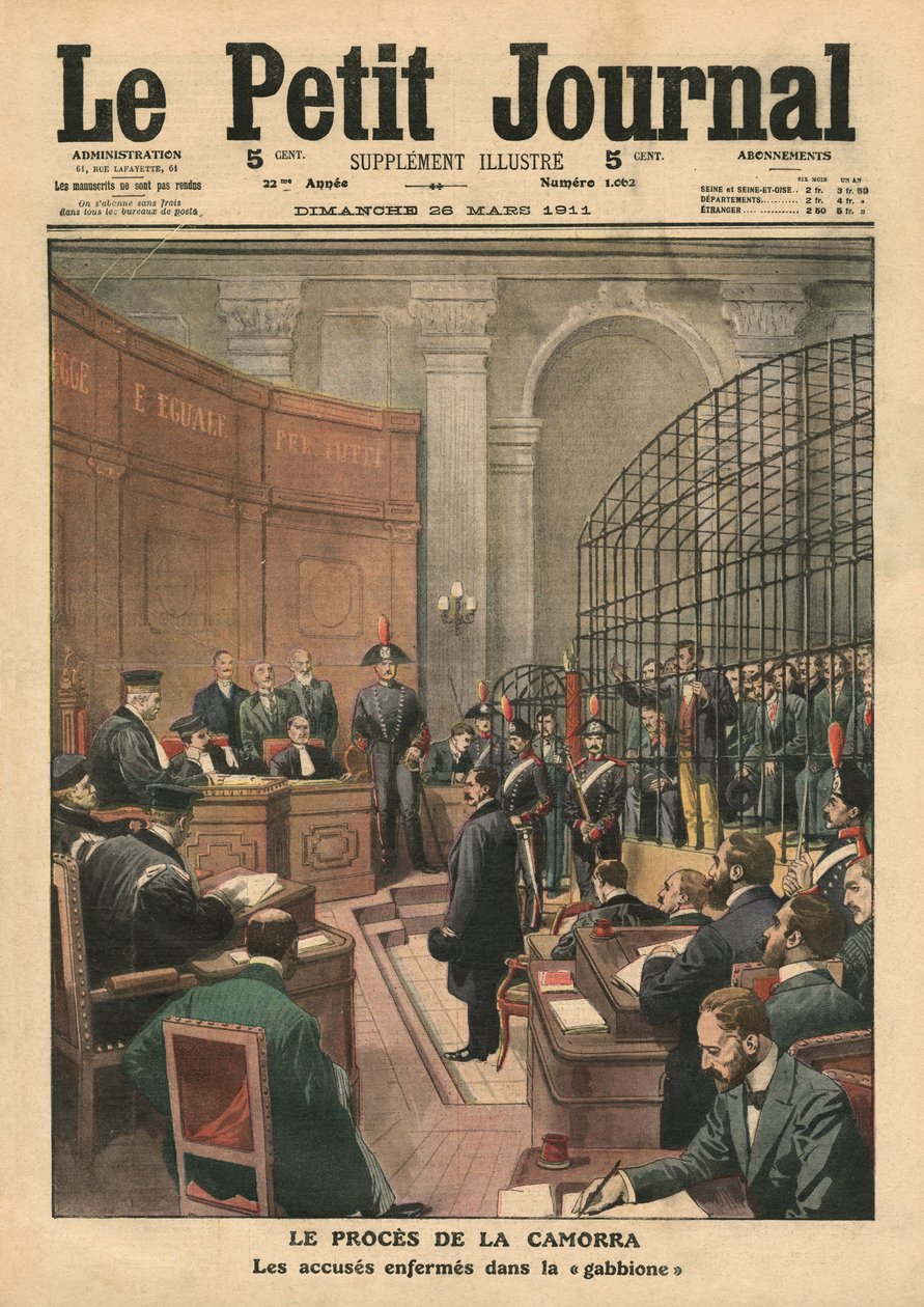 卡莫拉的试验，来自&39;Le Petit Journal&39;的插图，补充说明，1911年3月26日 作者 法语学校