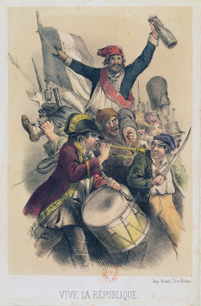 共和国万岁，1848年 作者 法语学校