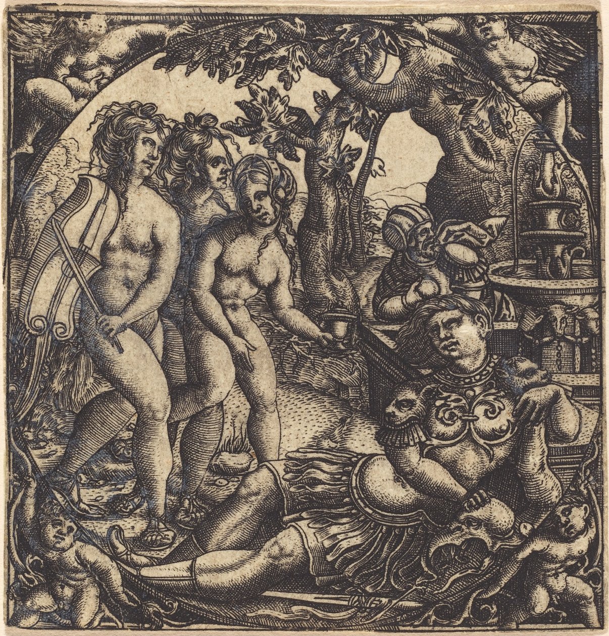 巴黎的审判》（The Judgment of Paris 作者 法国 16 世纪