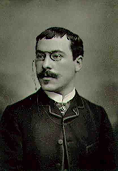 阿尔弗雷德-欲望-兰森（1851-98），来自 "当代画廊"，约1874-78（黑白照片）。 作者 法国摄影师
