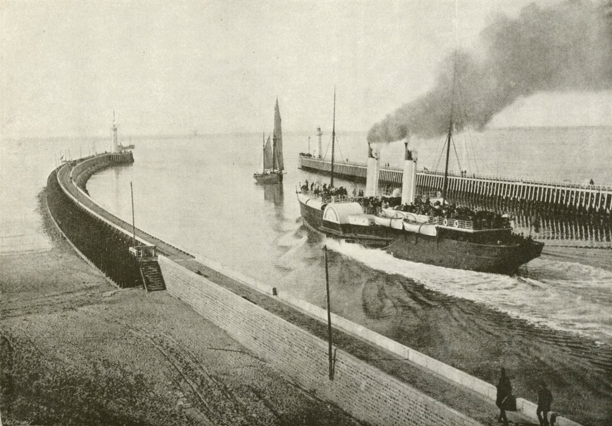 滨海布洛涅，Les Jetees（黑白照片） 作者 法国摄影师