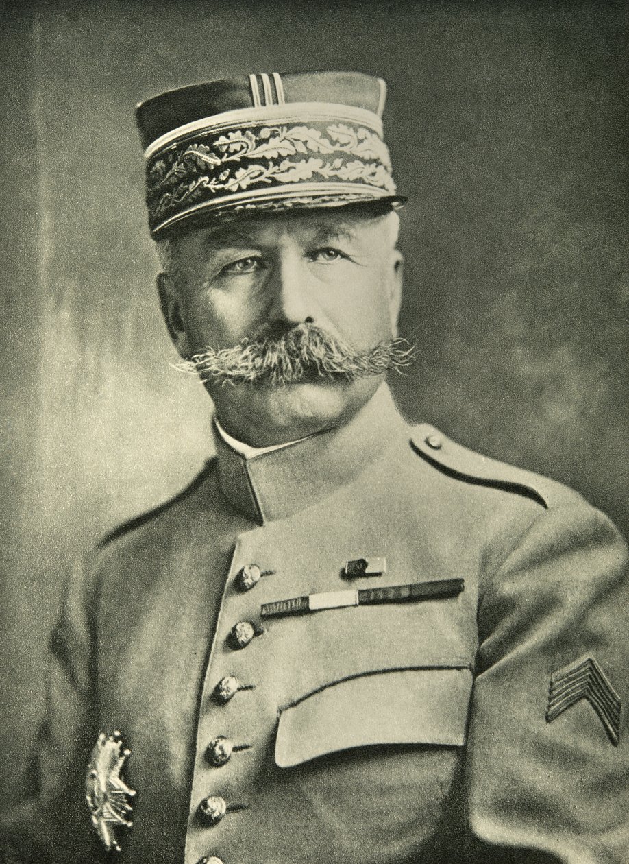 里尔斯·德丰克莱尔的埃利将军（1857-1944 年），20 世纪（照片） 作者 法国摄影师