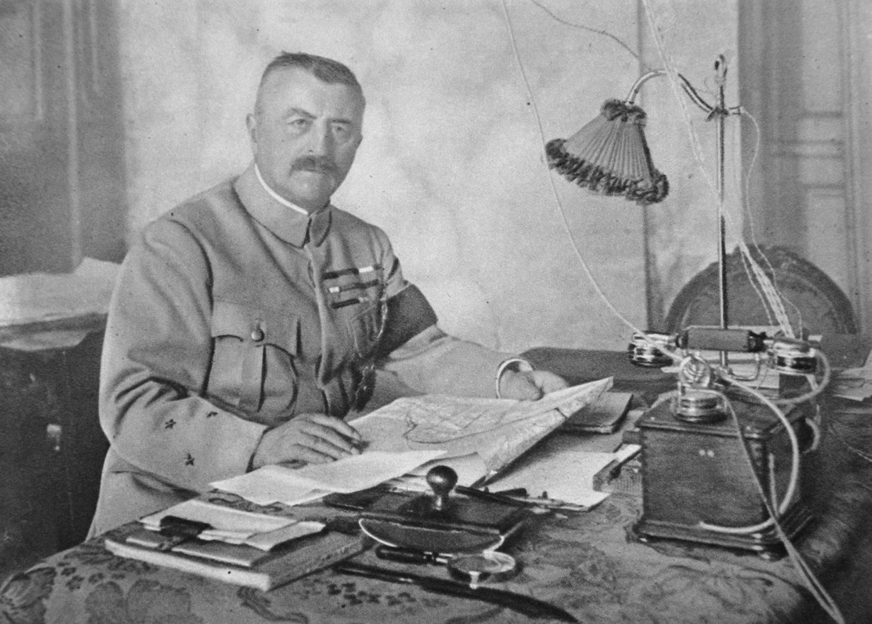 1914年至1919年巴尔干盟军参谋长Franchet dEsperey将军 作者 法国摄影师