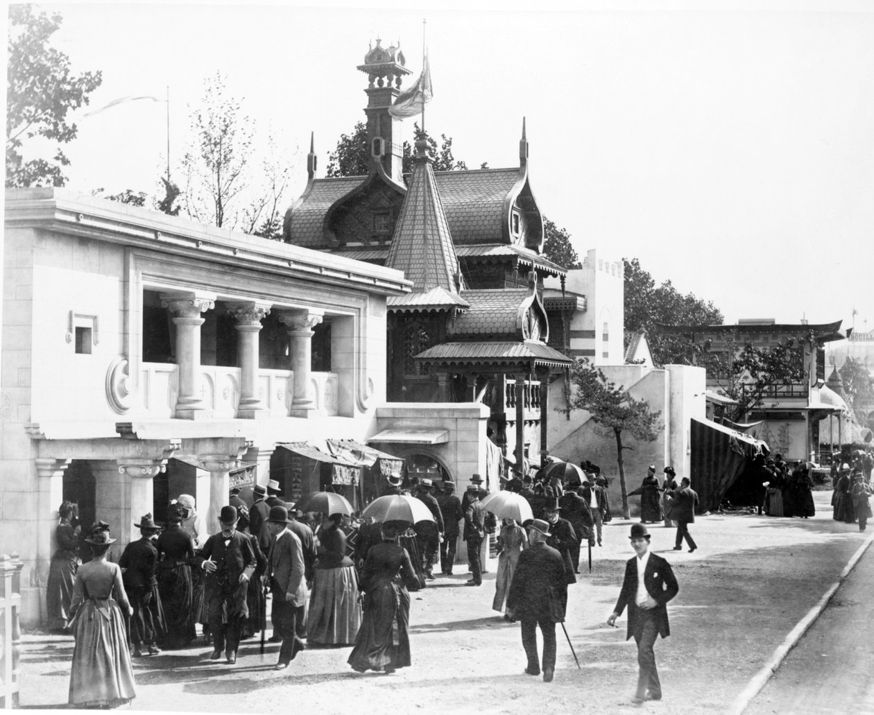 居住历史，巴黎展览，1889年 作者 法国摄影师