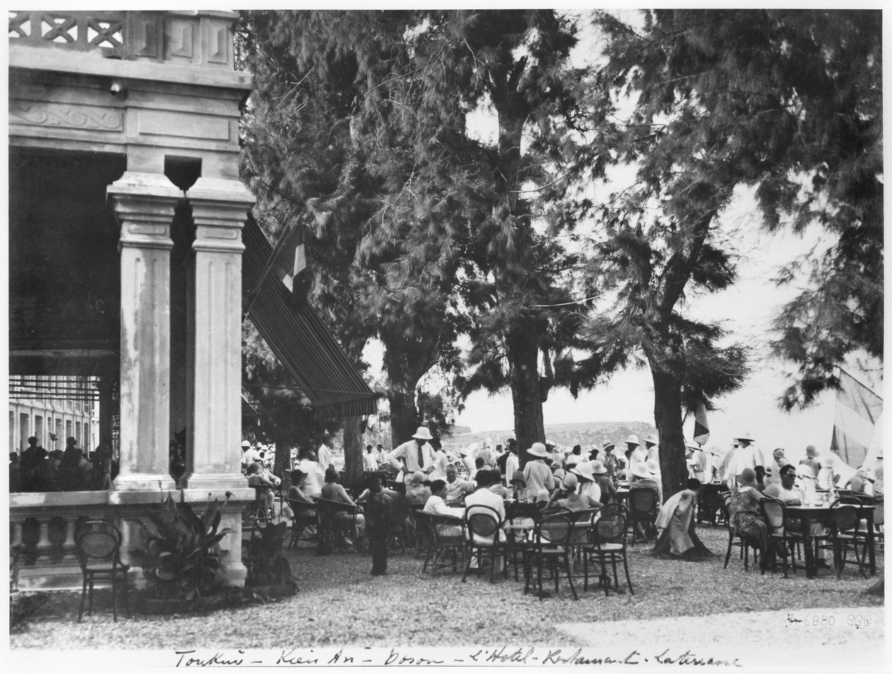 Kien an Doson酒店餐厅，c.1920 作者 法国摄影师
