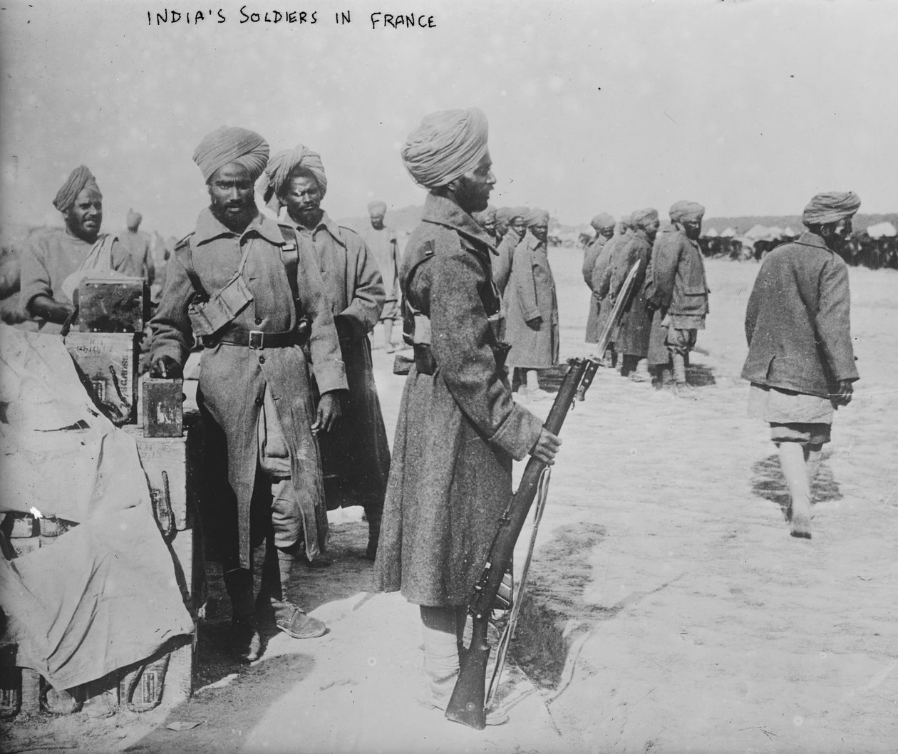 法国的印度士兵，1914-1915 作者 法国摄影师