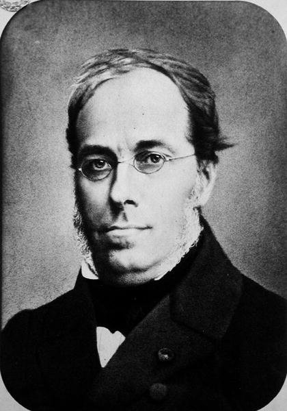 Jules Dupuit (1804-66) 约1850年（黑白照片） 作者 法国摄影师