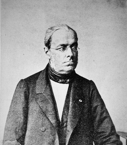 Jules Dupuit (1804-66) 约1860年(黑白照片) 作者 法国摄影师