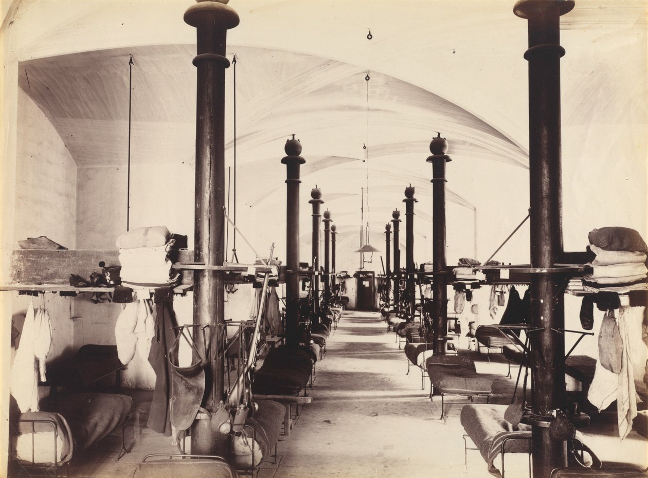 1860 年代，法国阿维尼翁教皇宫殿花园（照片） 作者 法国摄影师