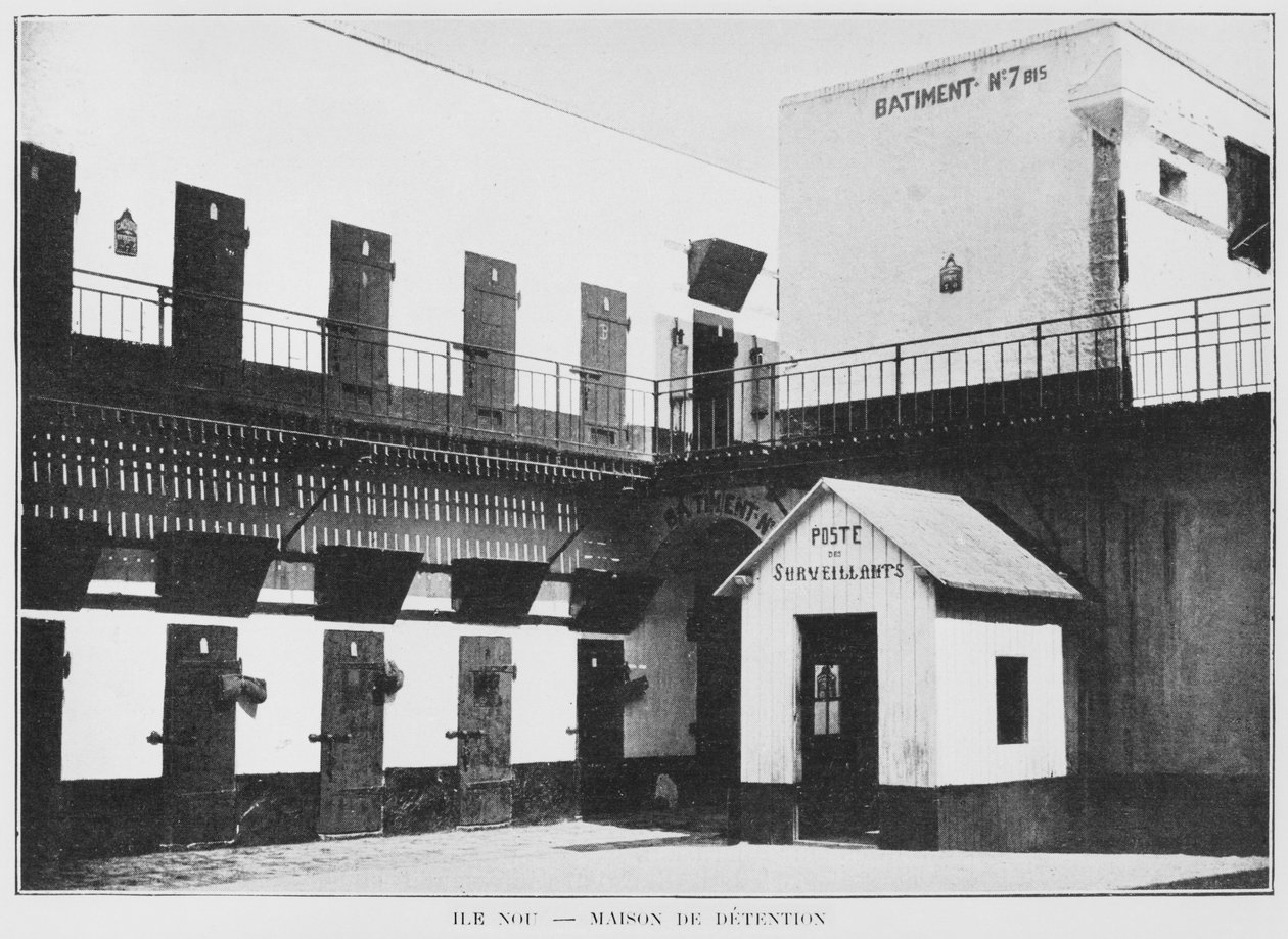 新喀里多尼亚，诺曼岛，拘留所，来自La Depeche Coloniale，1903年 作者 法国摄影师