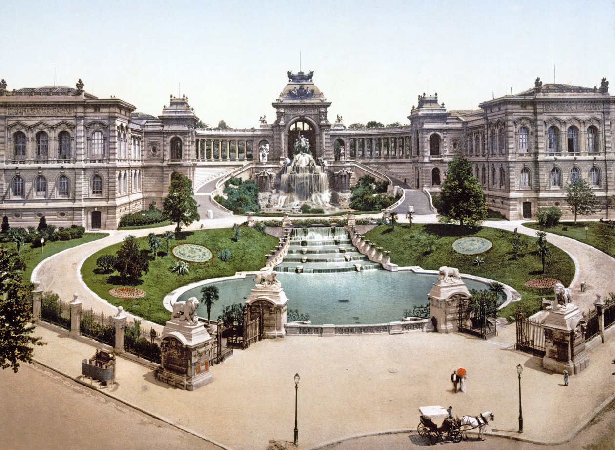 Palais Longchamps，Marseilles，1890-1900 作者 法国摄影师