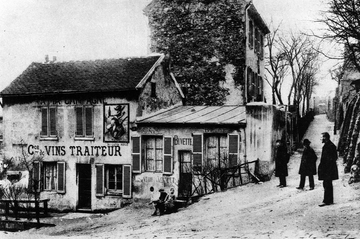 巴黎：刺客卡巴莱歌舞表演，卡巴莱杜拉平 Agile rue des Saules - 摄影，19 世纪末或 20 世纪初 作者 法国摄影师
