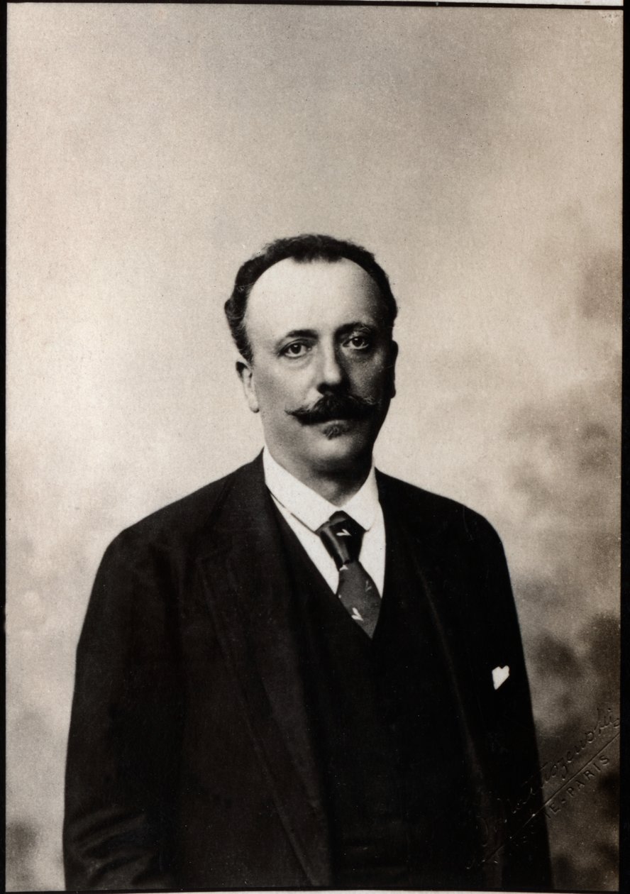 阿德里安·阿尔伯特·玛丽伯爵（1841-1914），法国政治家的肖像。 作者 法国摄影师