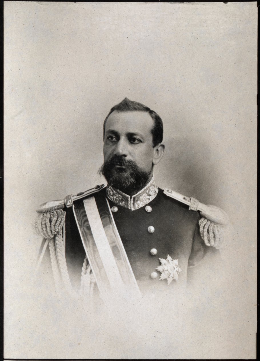 摩纳哥王子（1848-1922），摩纳哥王子的阿尔伯特一世的肖像。 作者 法国摄影师