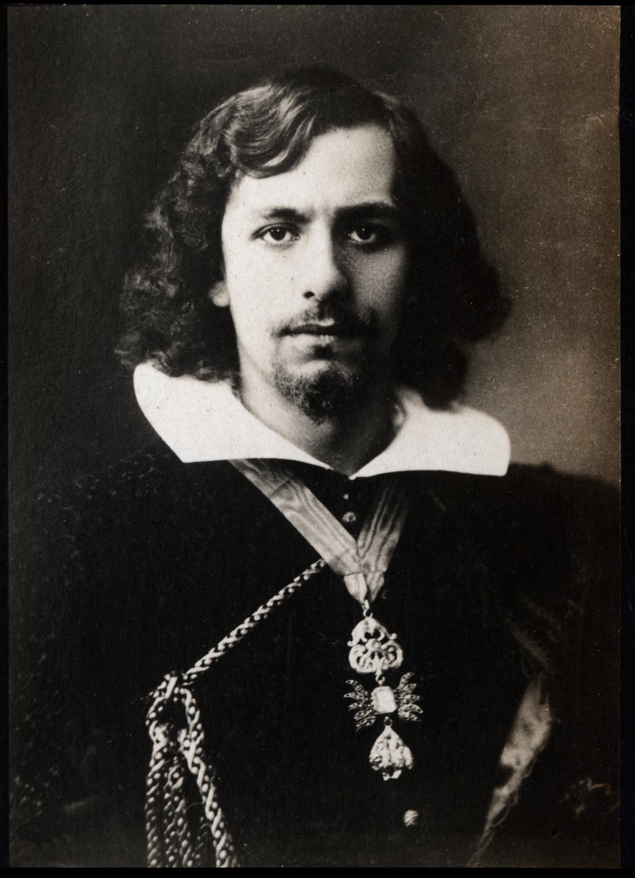 Albert Lambert Fils（1865-1941）的肖像，法国演员。 作者 法国摄影师