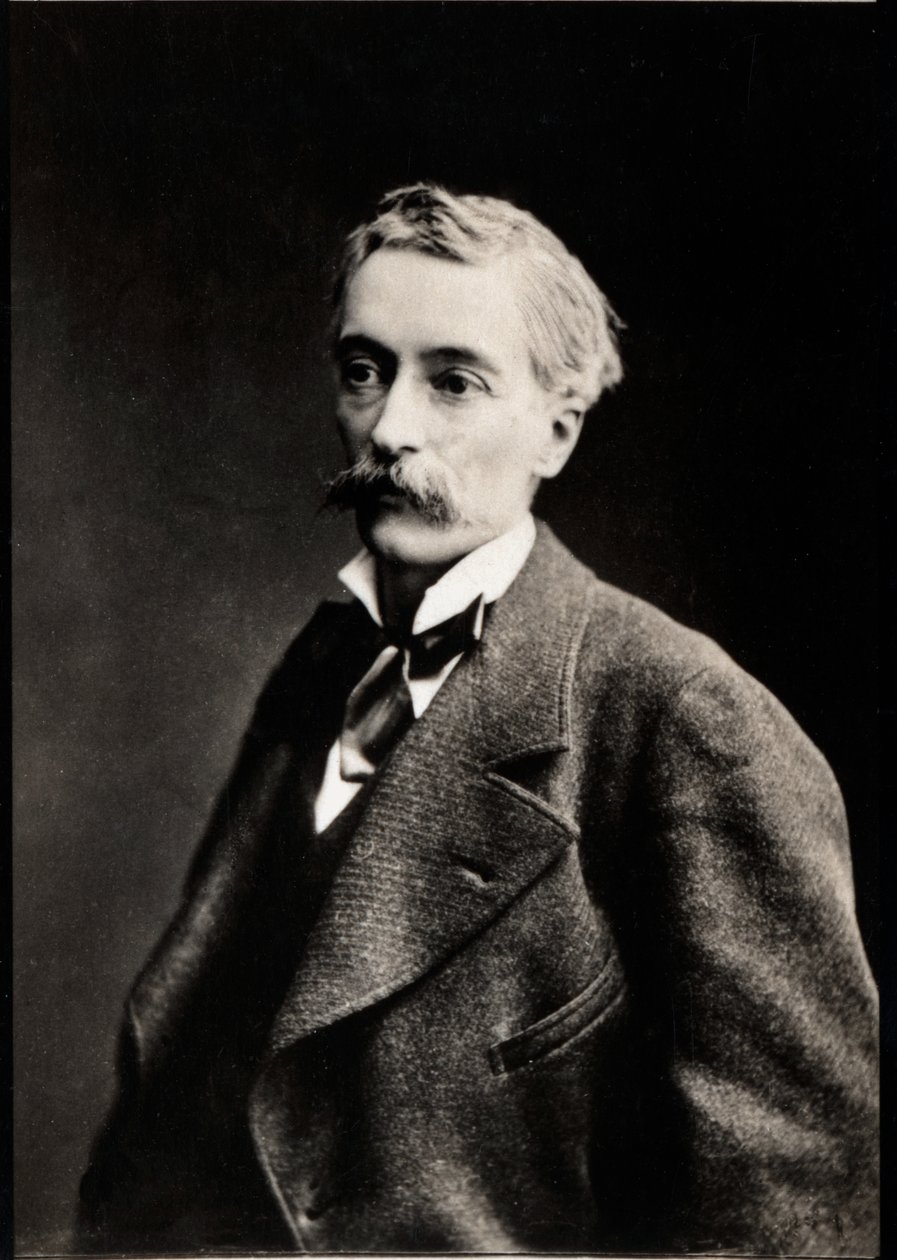 爱德华·洛克罗伊（1838-1913）的肖像，法国政治家。 作者 法国摄影师