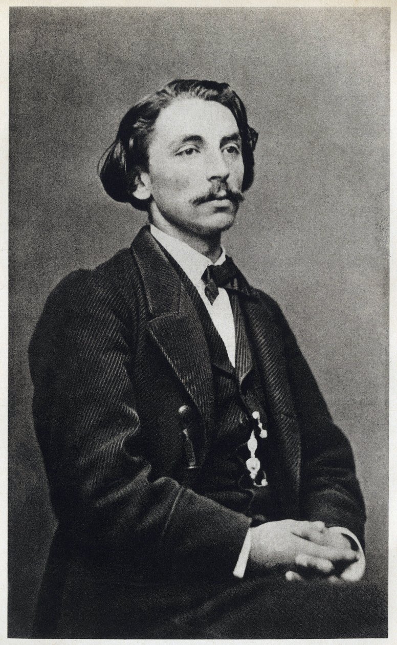 1862年法国诗人艾蒂安-马拉姆（Etienne Mallarme dit Stephane Mallarme，1842-1898）的肖像。摄影 作者 法国摄影师