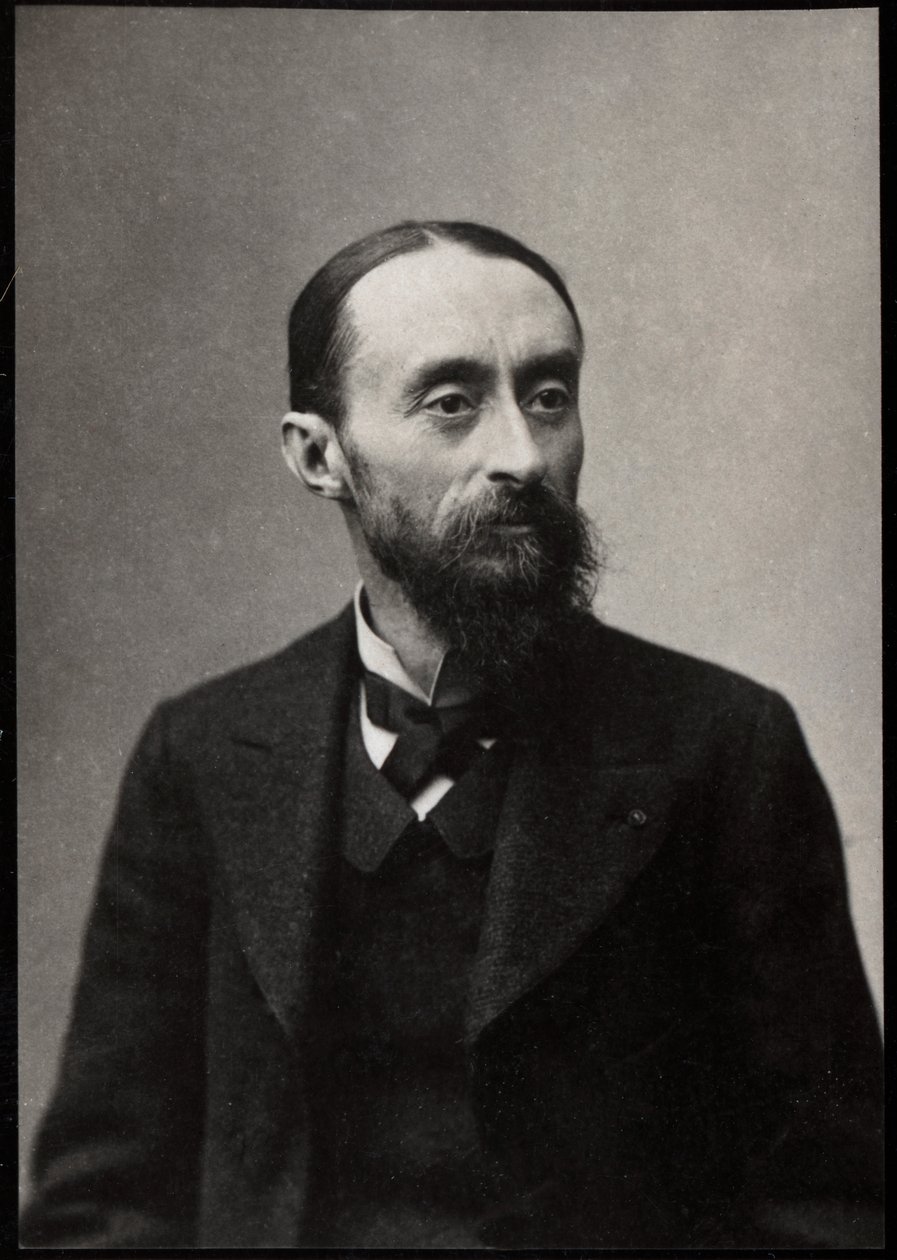 Fernand Cormon（1845-1924）的肖像，法国画家。 作者 法国摄影师