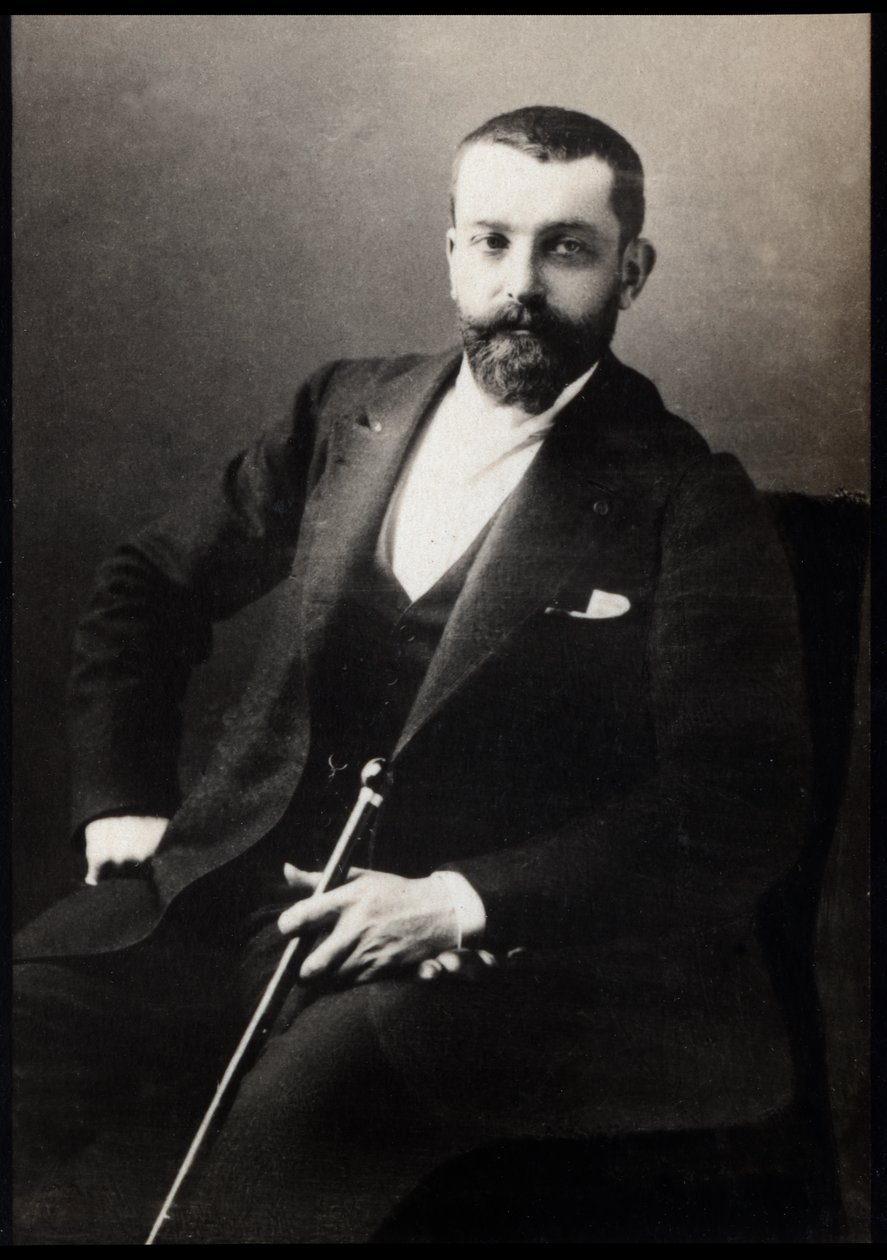 Henri Gervex（1852-1929）的肖像，法国画家。 作者 法国摄影师