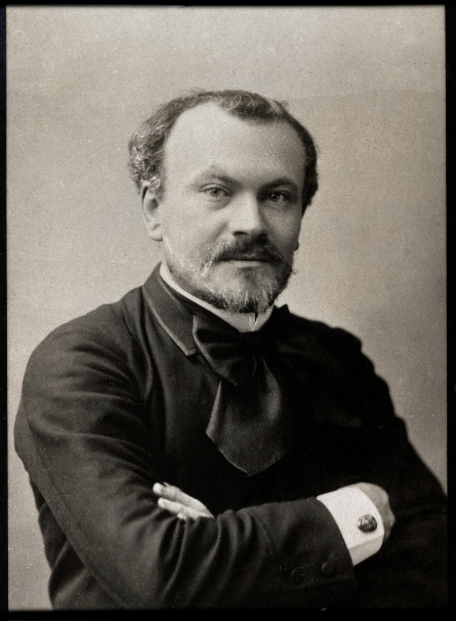 Jules Lemaitre（1853-1914）的肖像，法国评论家和剧作家。 作者 法国摄影师