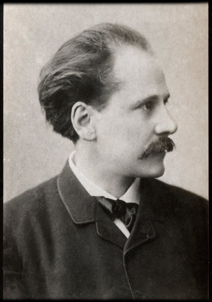 法国作曲家Jules Massenet（1842-1912）的肖像。 作者 法国摄影师