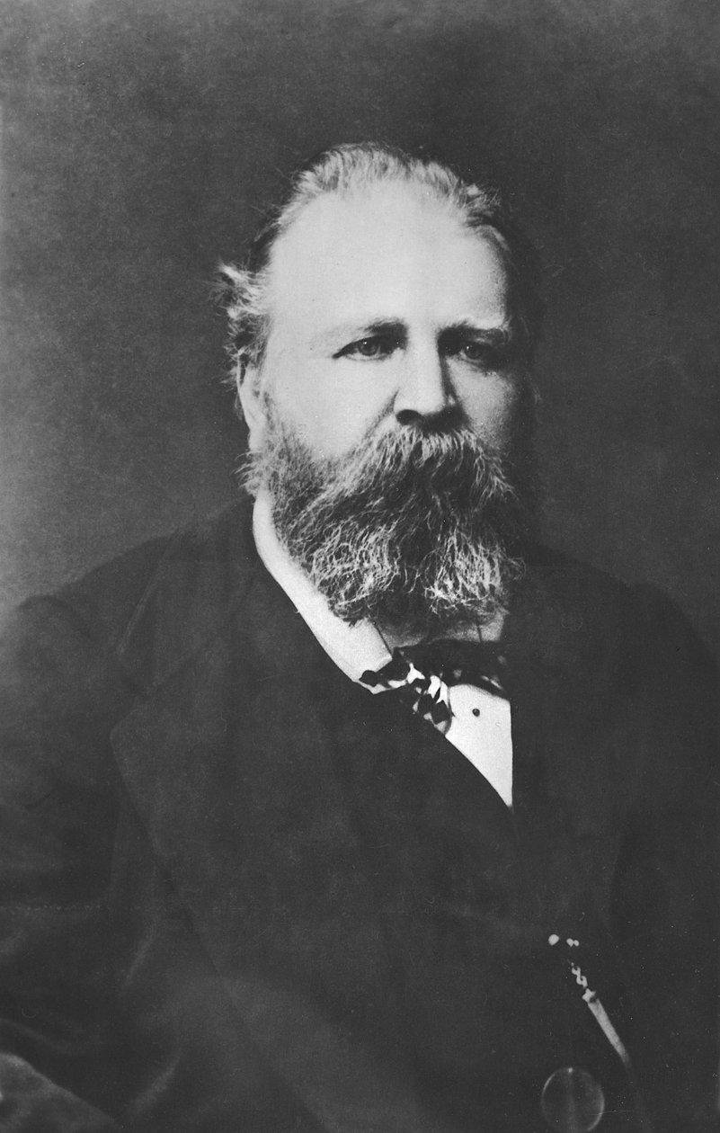 Jules Etienne Pasdeloup的肖像 作者 法国摄影师