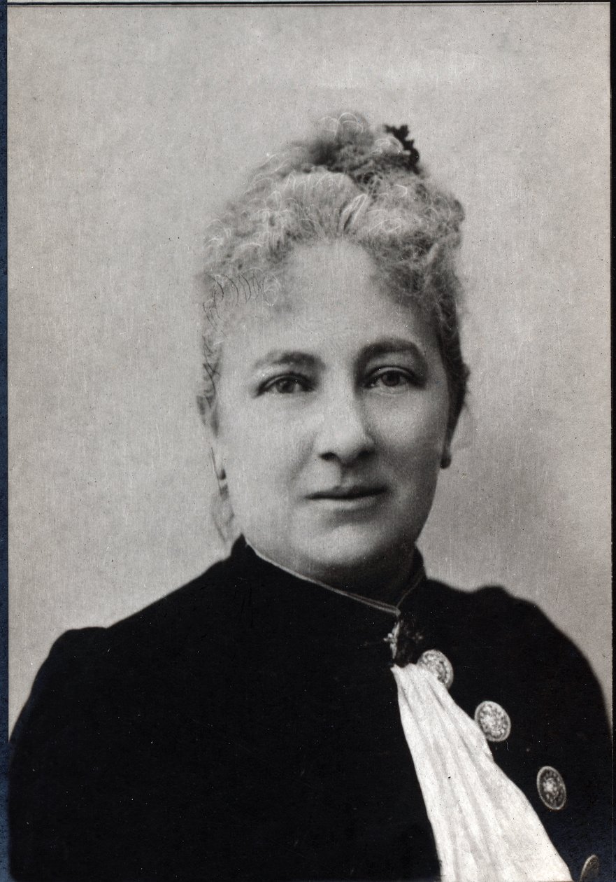 朱丽叶亚当（1836-1936）的肖像，法国作家和女权主义者。 作者 法国摄影师