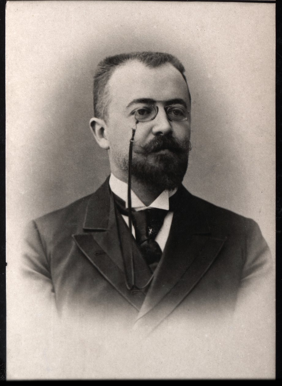 Marcel Prevost（1862-1941）的肖像，法国作家和剧作家。 作者 法国摄影师