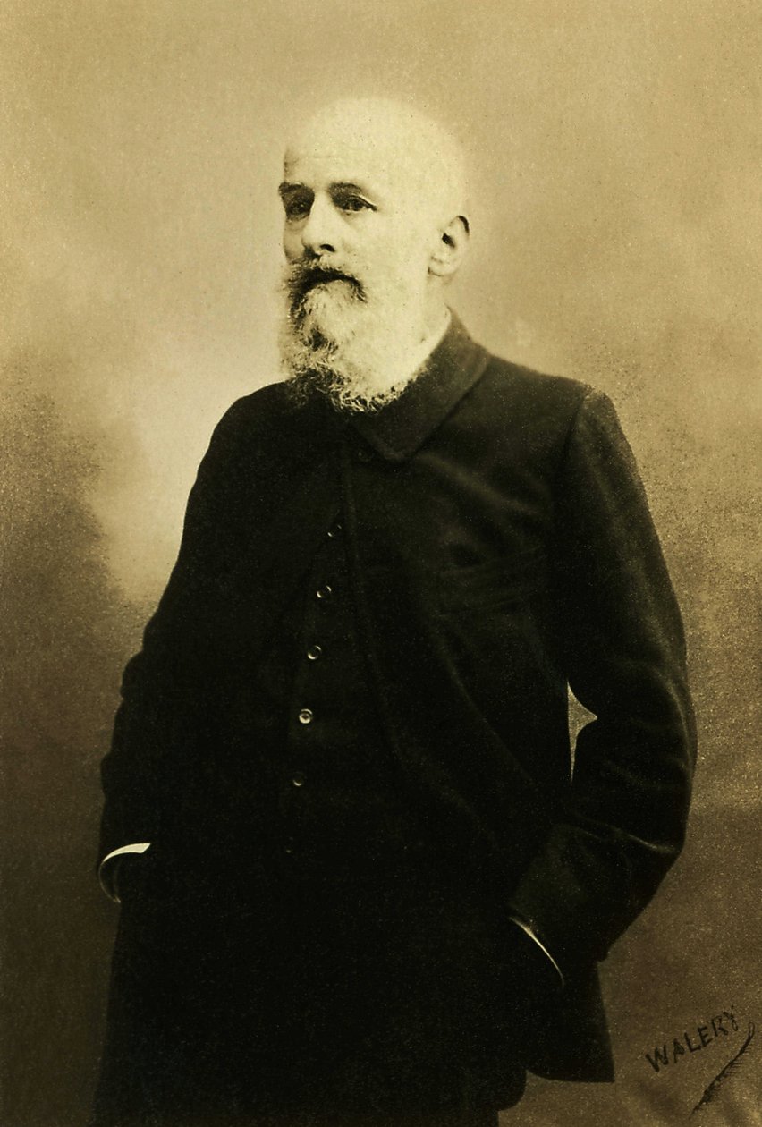 保罗-阿尔贝-巴托洛梅（1848-1928 年）肖像，法国画家、雕塑家 作者 法国摄影师