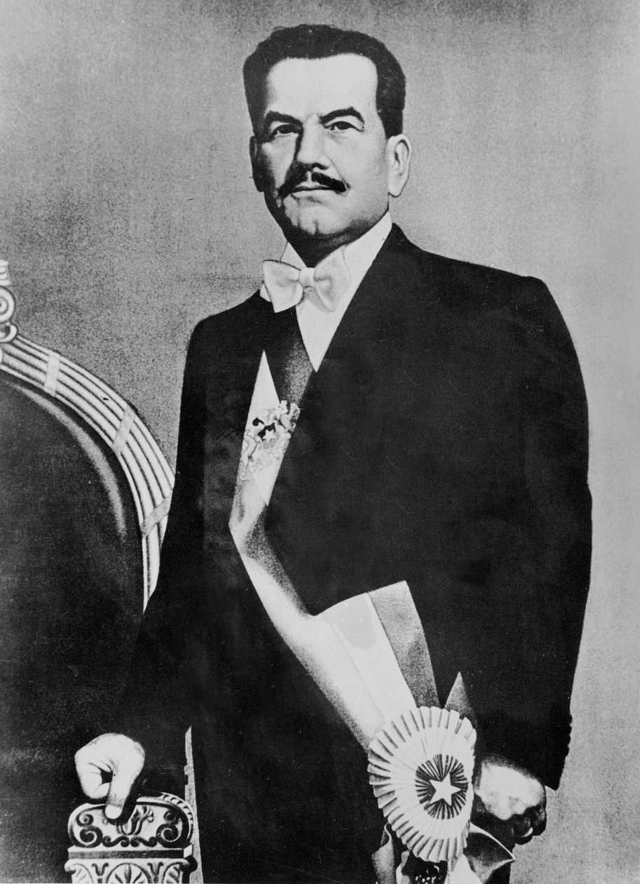 Pedro Aguirre Cerda的肖像 作者 法国摄影师