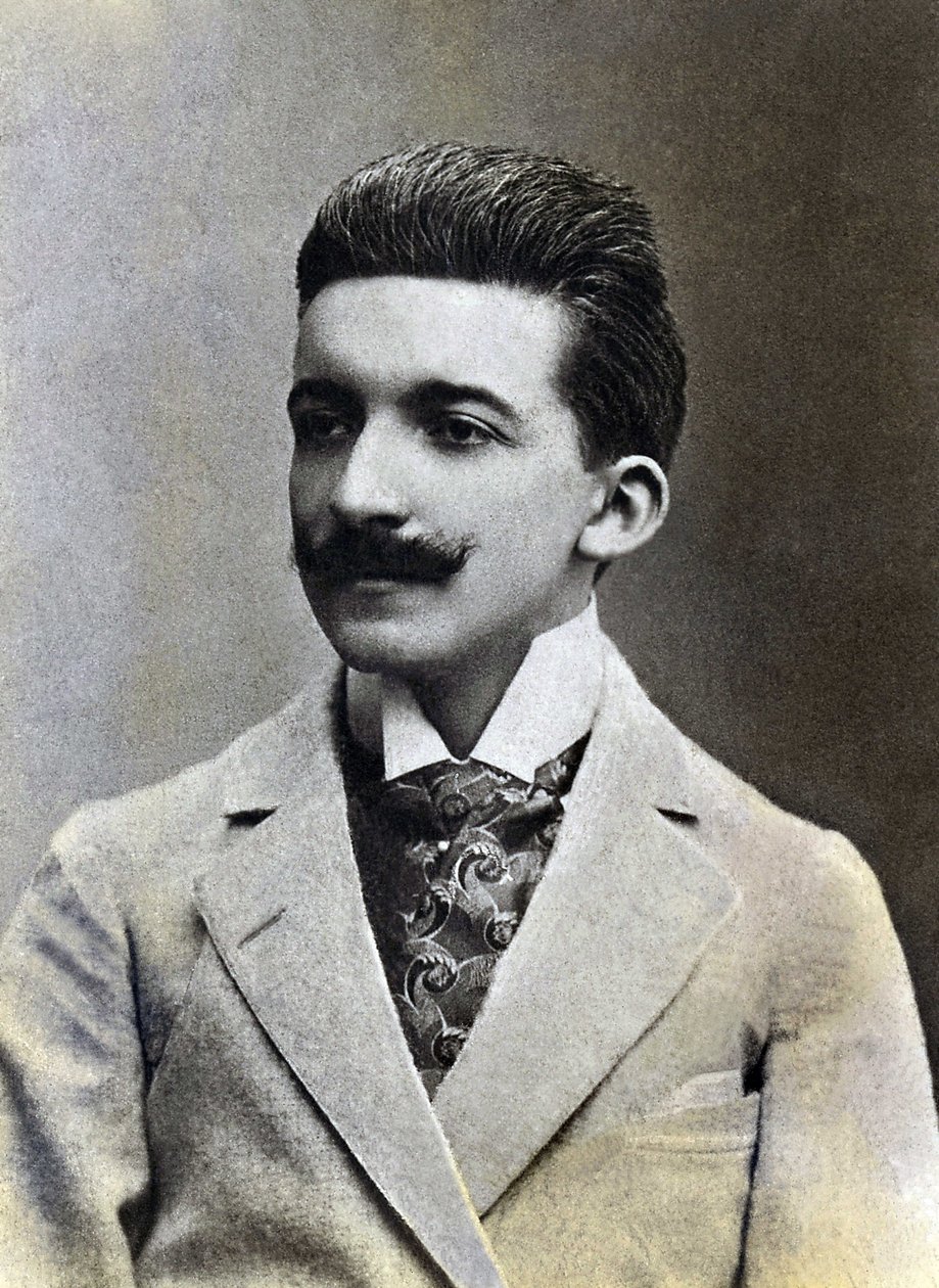 Portrait of Pierre Louis dit Louys (1870-1925), French writer. 作者 法国摄影师