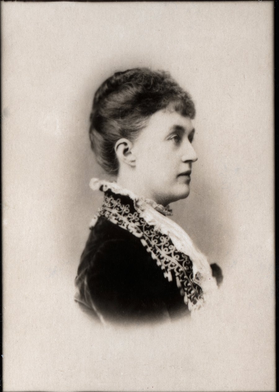 公主Adelheid Marie的肖像Anhalt Dessau（1833-1916），卢森堡大公爵夫人。 作者 法国摄影师
