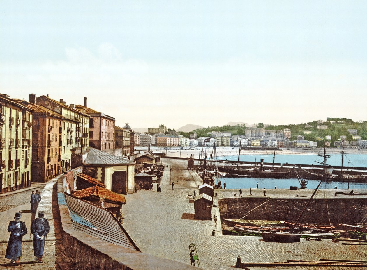 西班牙圣塞瓦斯蒂安港，1890-1900 作者 法国摄影师