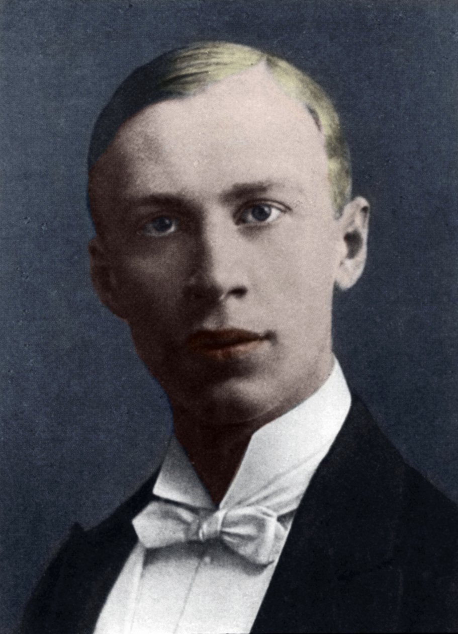 Serge Prokofiev（手工彩色照片） 作者 法国摄影师