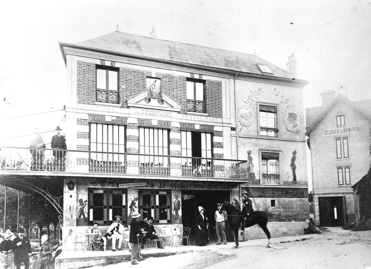 Chatou的Fournaise酒店，1880年 作者 法国摄影师